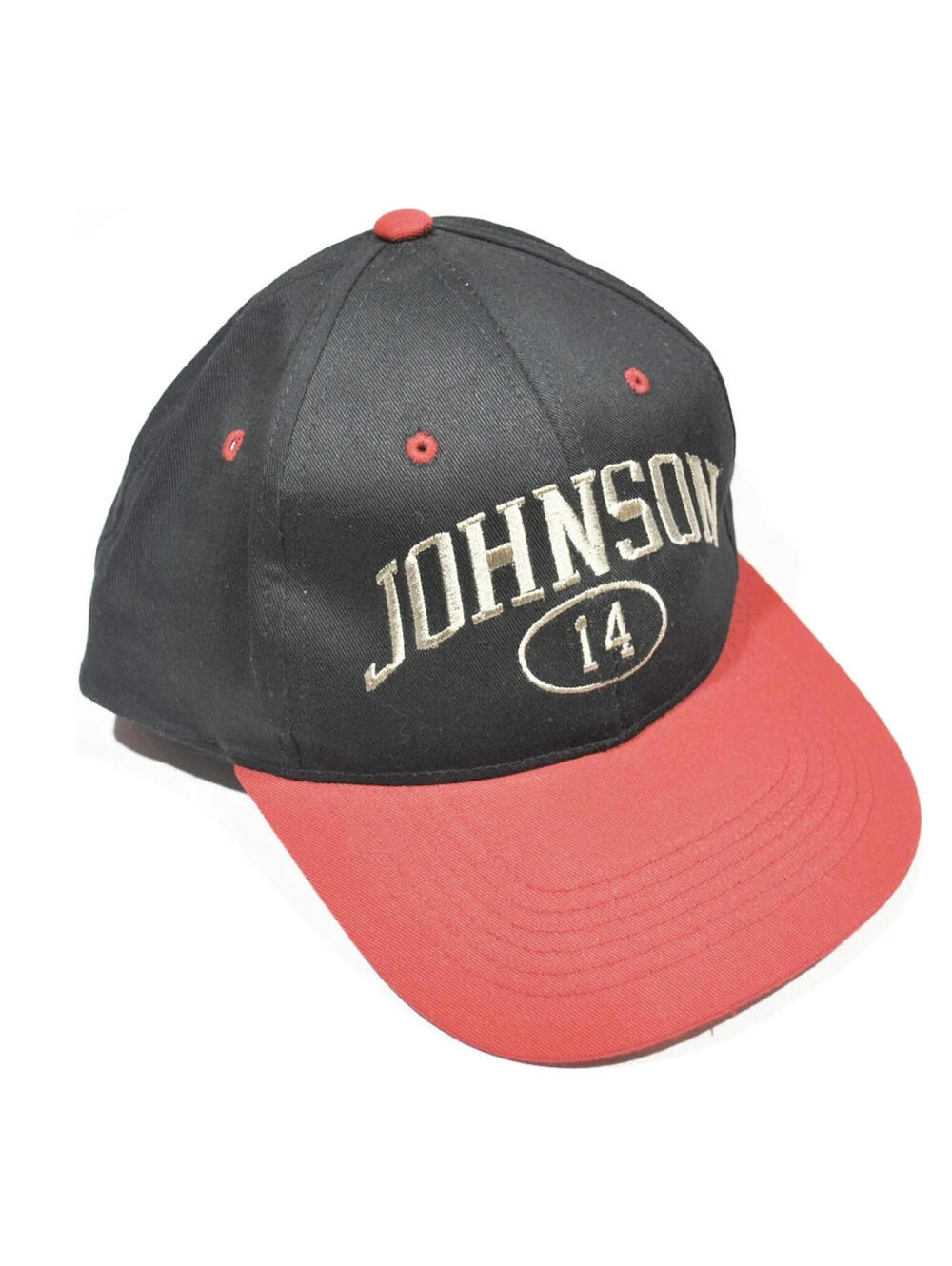 Vintage Brad Johnson Tampa Bay Buccaneers NFL Football Black Red Hat Snapback